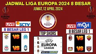 Jadwal Liga Eropa Live Sctv